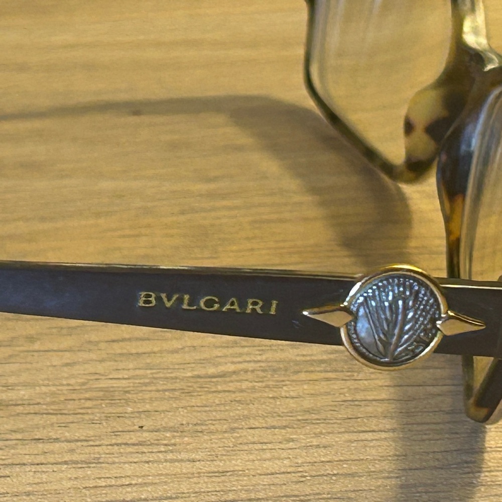 Bulgari Black Rectangular Glasses - image 6